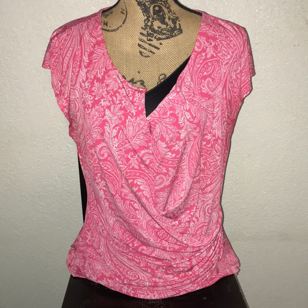 New York and company asymmetric blouse